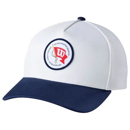 Wilson Vintage Patch Golf Cap White/Navy Blue WGA0003102