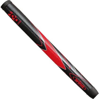 WINN 20/20 VISION PUTTER GRIP BLACK / RED - PISTOL