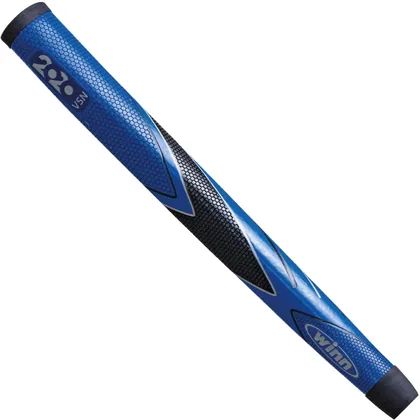 WINN 20/20 VISION PUTTER GRIP BLUE / BLACK - MIDSIZE