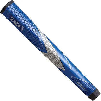WINN 20/20 VISION PUTTER GRIP BLUE / GREY - JUMBO