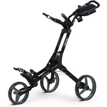 Wishbone Cube Three Golf Push Trolley - Charcoal/Black