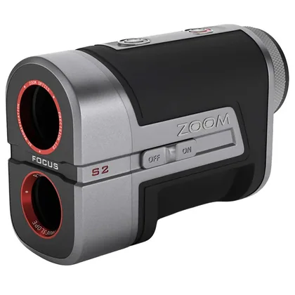 Zoom Focus S2 Golf Laser Rangefinder Black/Silver